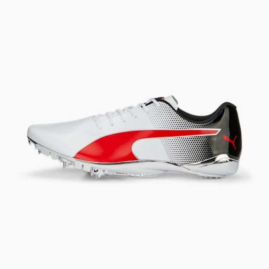 Shoes * | Evospeed Electric 13 Track And Field Shoes Puma White-Puma Black-Puma Red