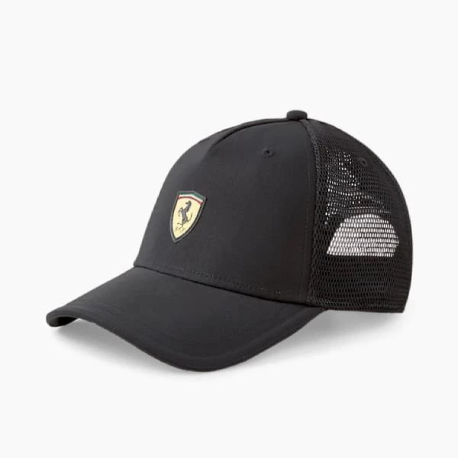 Sports * | Ferrari Sptwr Race Trucker Cap Puma Black