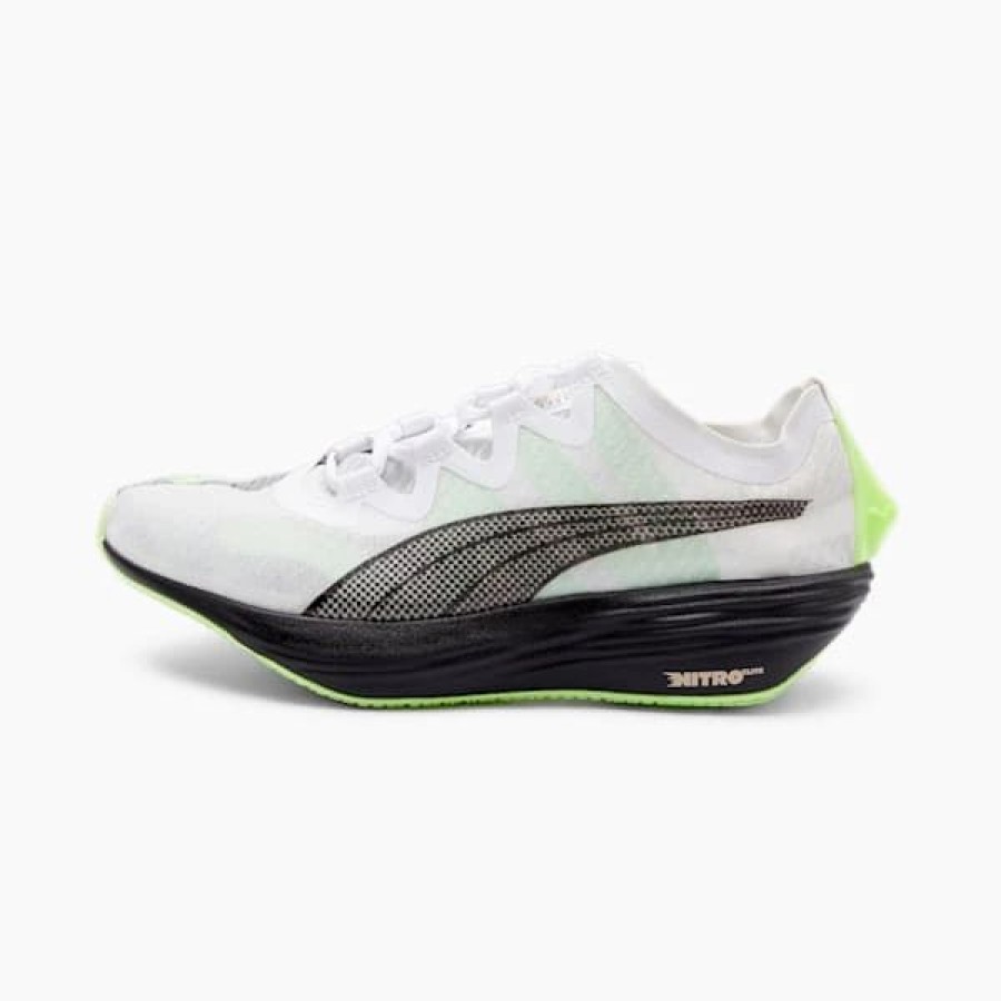 Shoes * | Fast-Fwd Nitro Elite 75Th Anniversary Men'S Running Shoes Puma White-Puma Black