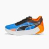 Shoes * | Puma Fusion Nitro Team Basketball Shoes Bluemazing-Vibrant Orange