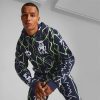 Sports * | Puma Run It Back Printed Men'S Basketball Hoodie Peacoat