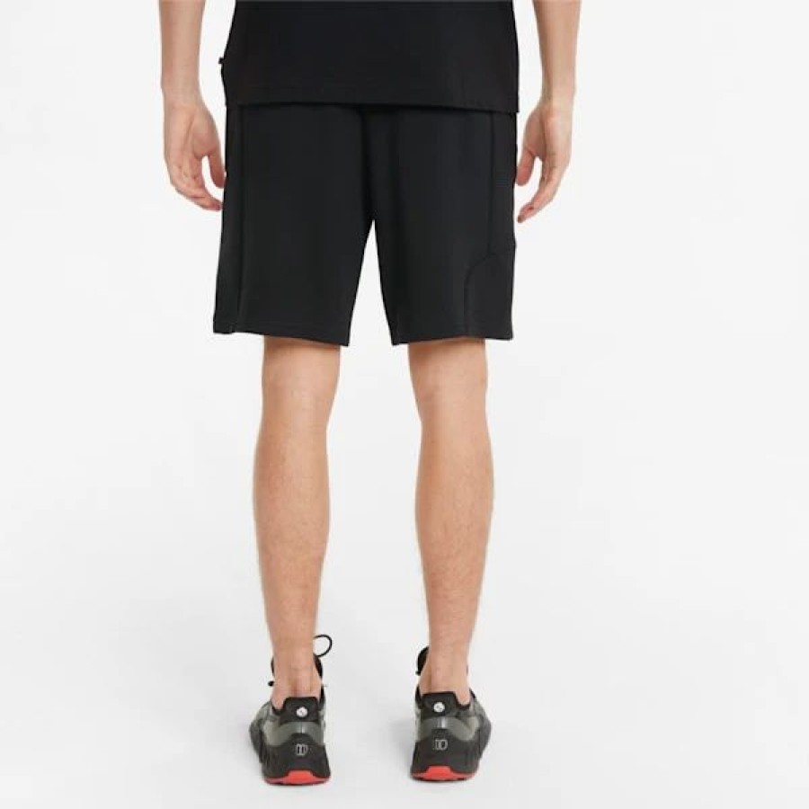 Sports * | Puma Bmw M Motorsport Men'S Sweat Shorts Cotton Black