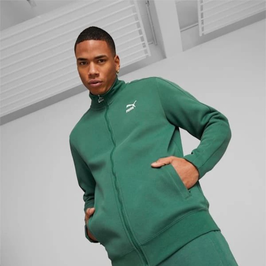 Clothing * | Puma T7 Men'S Track Jacket Vine