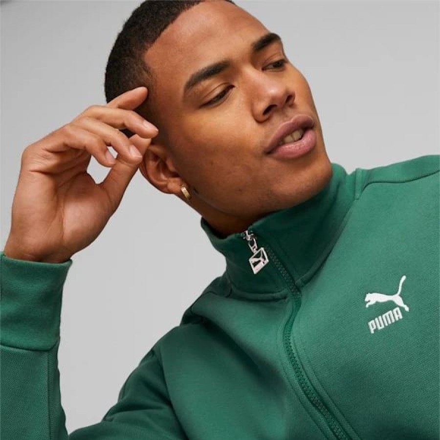 Clothing * | Puma T7 Men'S Track Jacket Vine