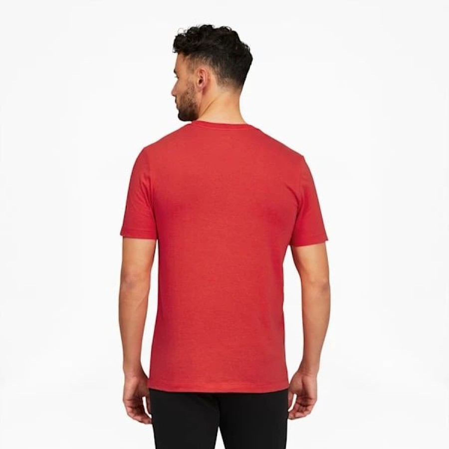 Clothing * | Puma Logo Repeat Graphic Men'S Tee High Risk Red