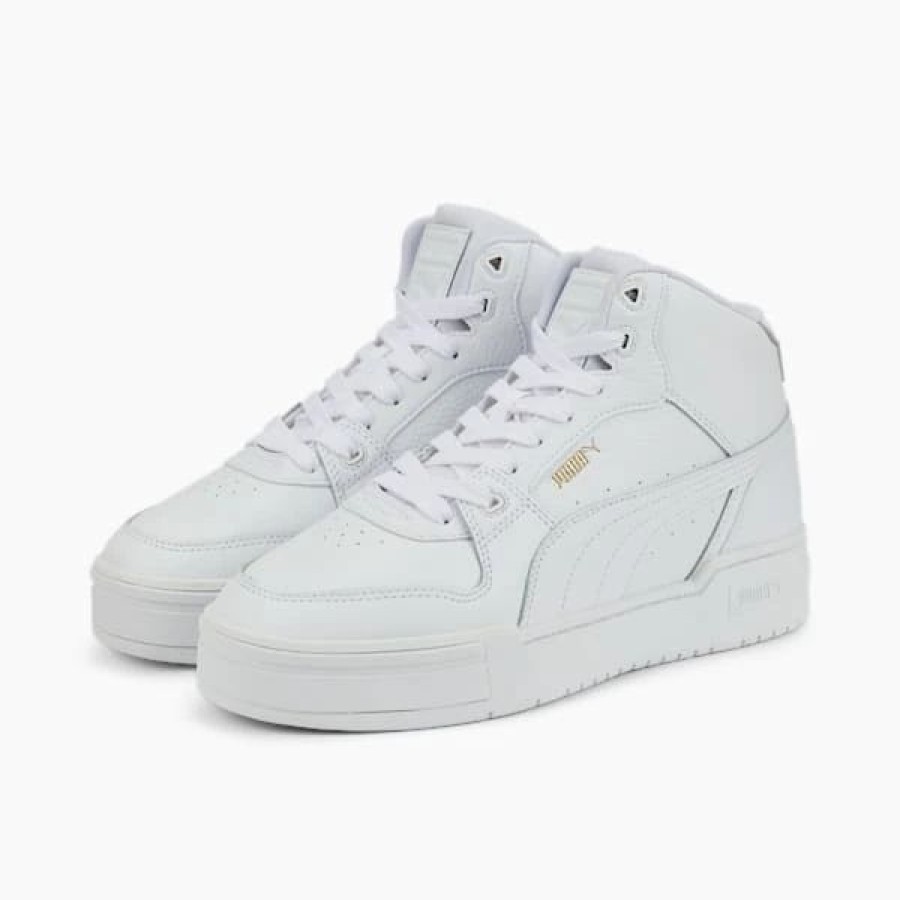 Shoes * | Ca Pro Mid Sneakers Puma White-Puma Team Gold