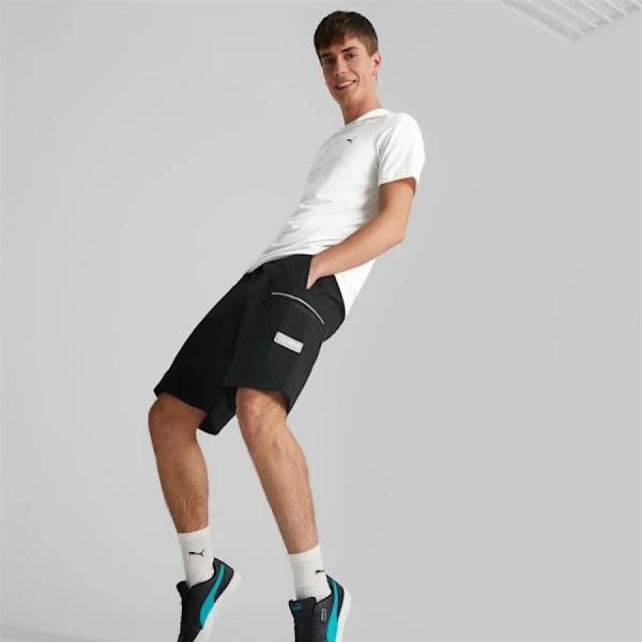 Sports * | Mercedes-Amg Petronas Motorsport Men'S Woven Statement Shorts Puma Black