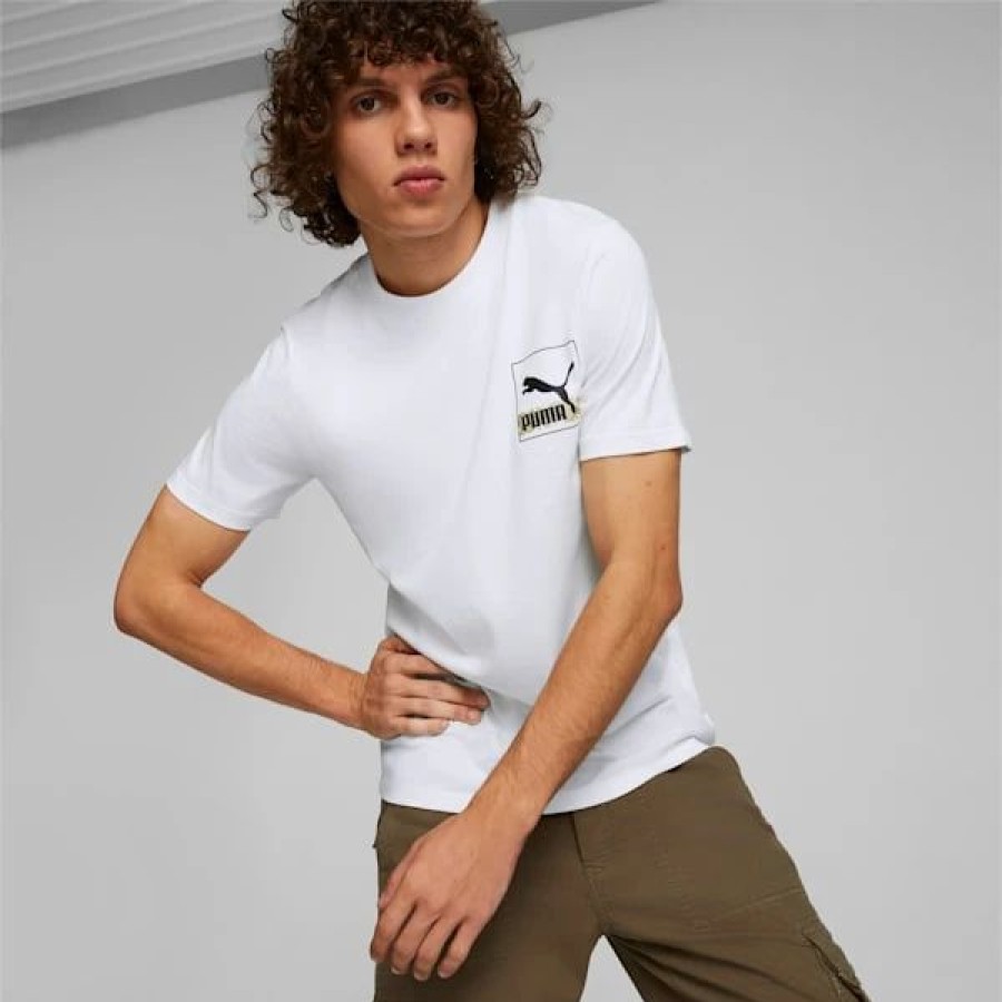 Clothing * | Brand Love Men'S Tee Puma White