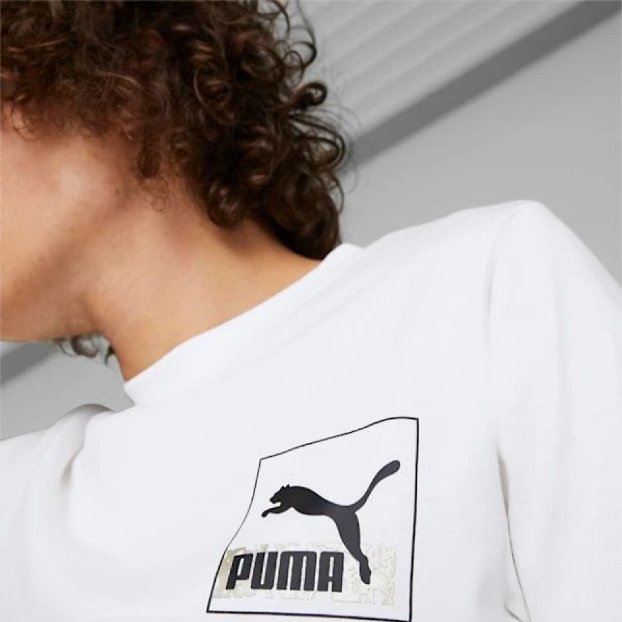 Clothing * | Brand Love Men'S Tee Puma White