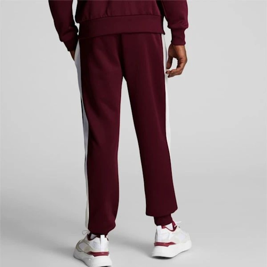 Clothing * | Puma X Tmc Everyday Hussle T7 Pants Burgundy