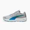 Shoes * | Puma Velocity Nitro 2 Wildwash Men'S Running Shoes Harbor Mist-Ocean Dive