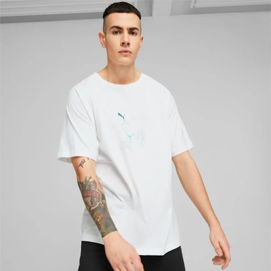 Sports * | Mercedes-Amg Petronas Motorsport Men'S Statement Tee Puma White