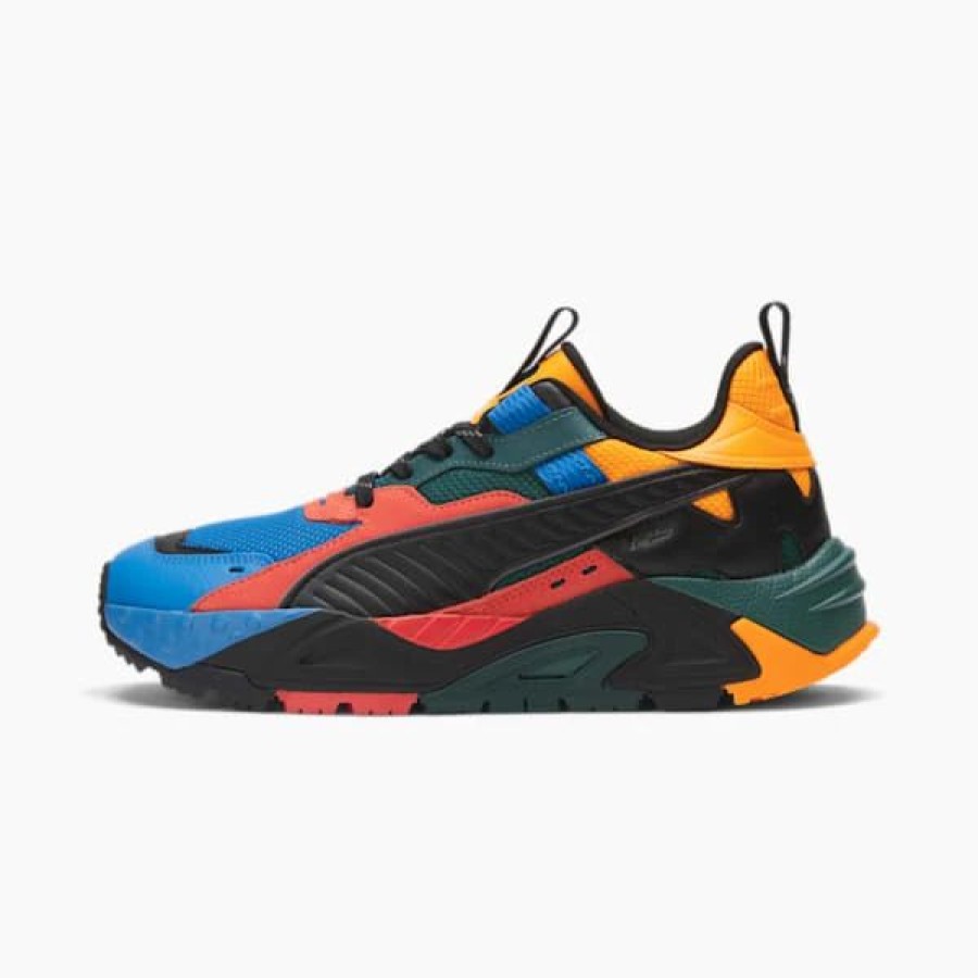 Shoes * | Rs-Trck Color Sneakers Future Blue-Puma Black-Saffron