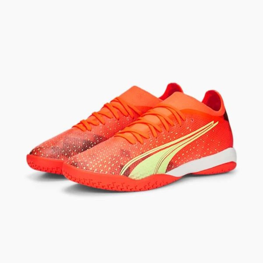 Sports * | Ultra Match It Soccer Cleats Fiery Coral-Fizzy Light-Puma Black