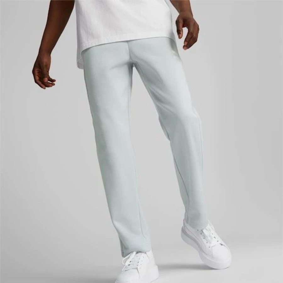 Clothing * | Puma T7 Men'S Track Pants Platinum Gray