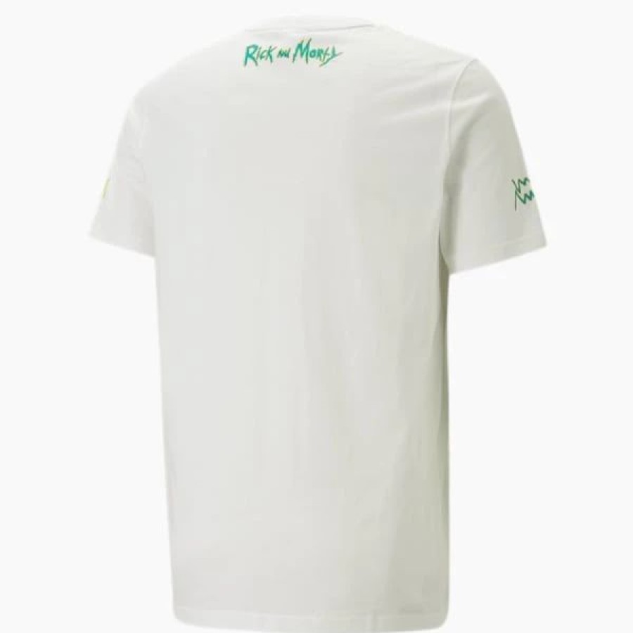 Sports * | Puma X Rick And Morty Pickle Rick Men'S Basketball Tee Puma White : Sold Out