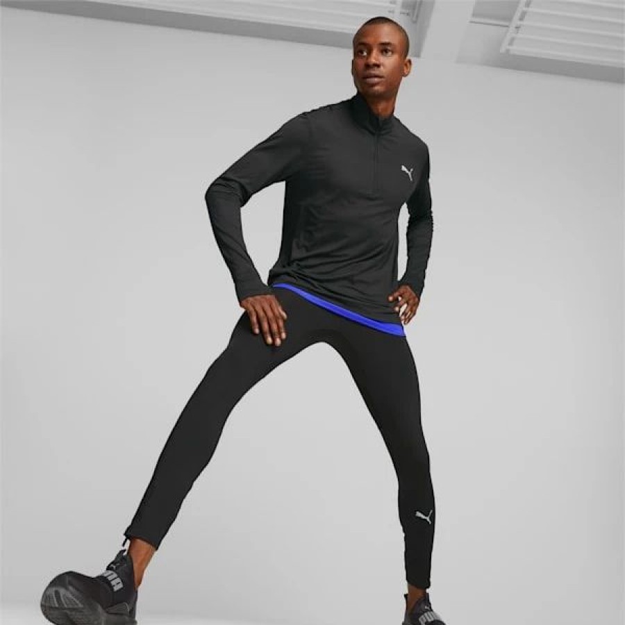 Clothing * | Run Favorite Men'S Running Tights Puma Black