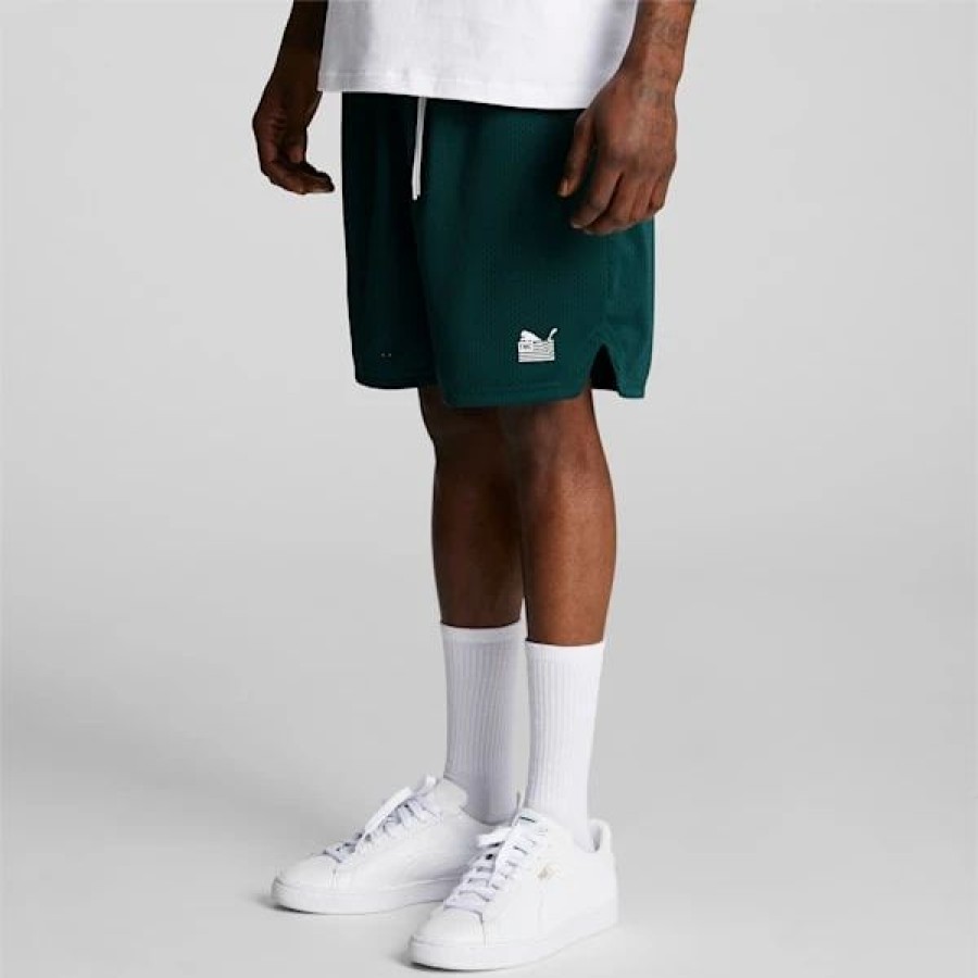 Clothing * | Puma X Tmc Everyday Hussle Mesh Shorts June Bug