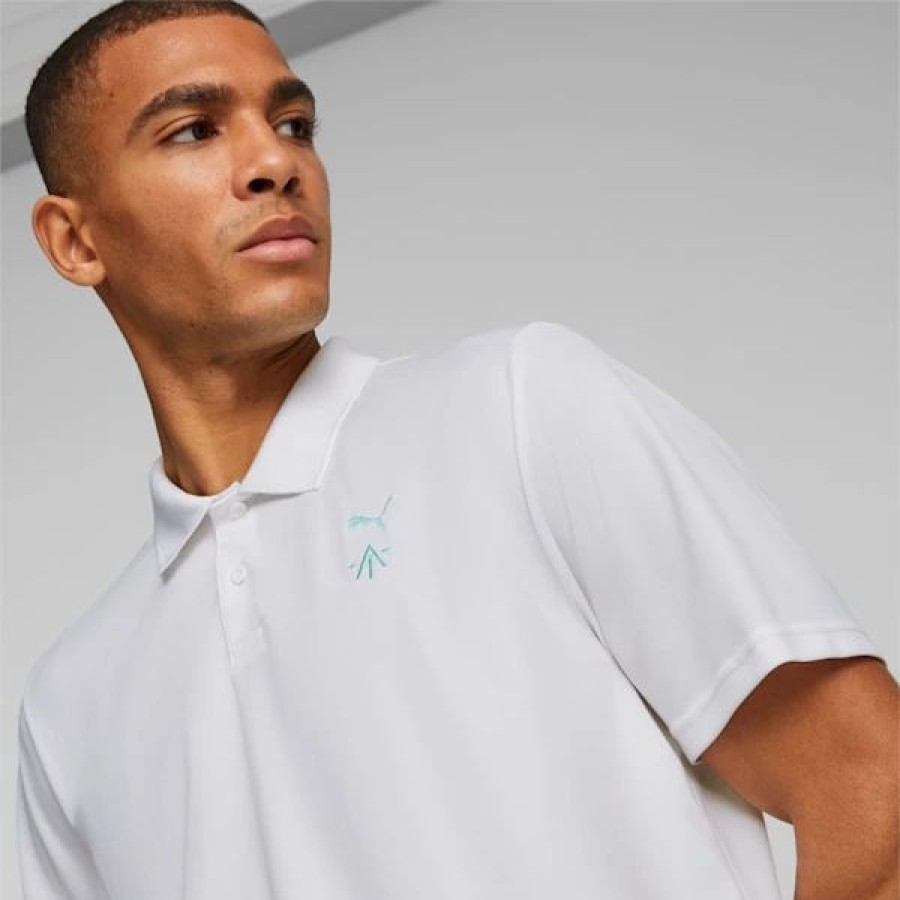 Sports * | Puma X Alex Toussaint Pique Polo Men Puma White : Coming Soon