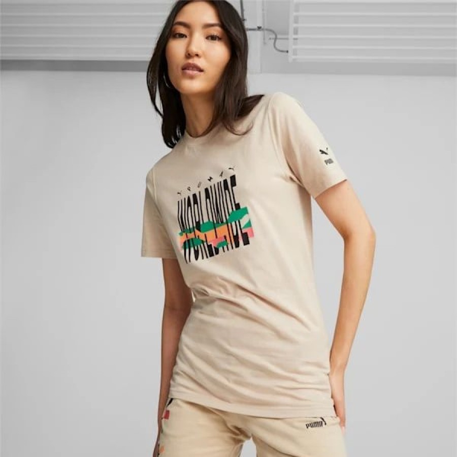 Clothing * | Puma Worldwide Men'S Graphic Tee Granola