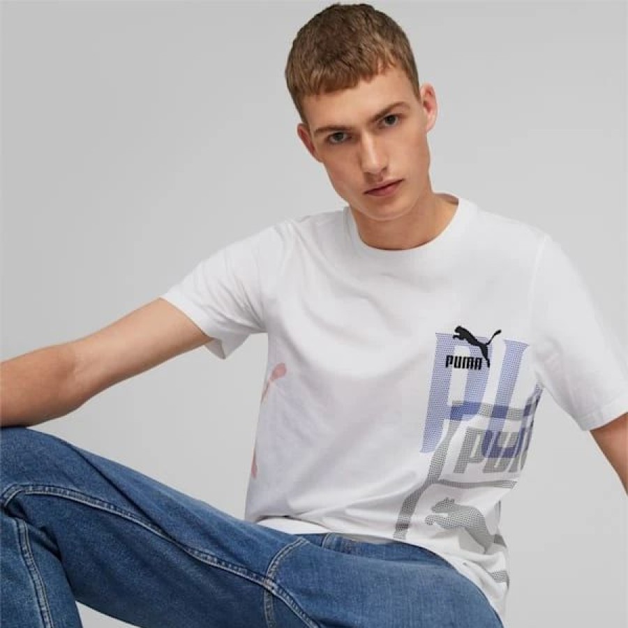 Clothing * | Classics Gen Puma Men'S Tee Puma White