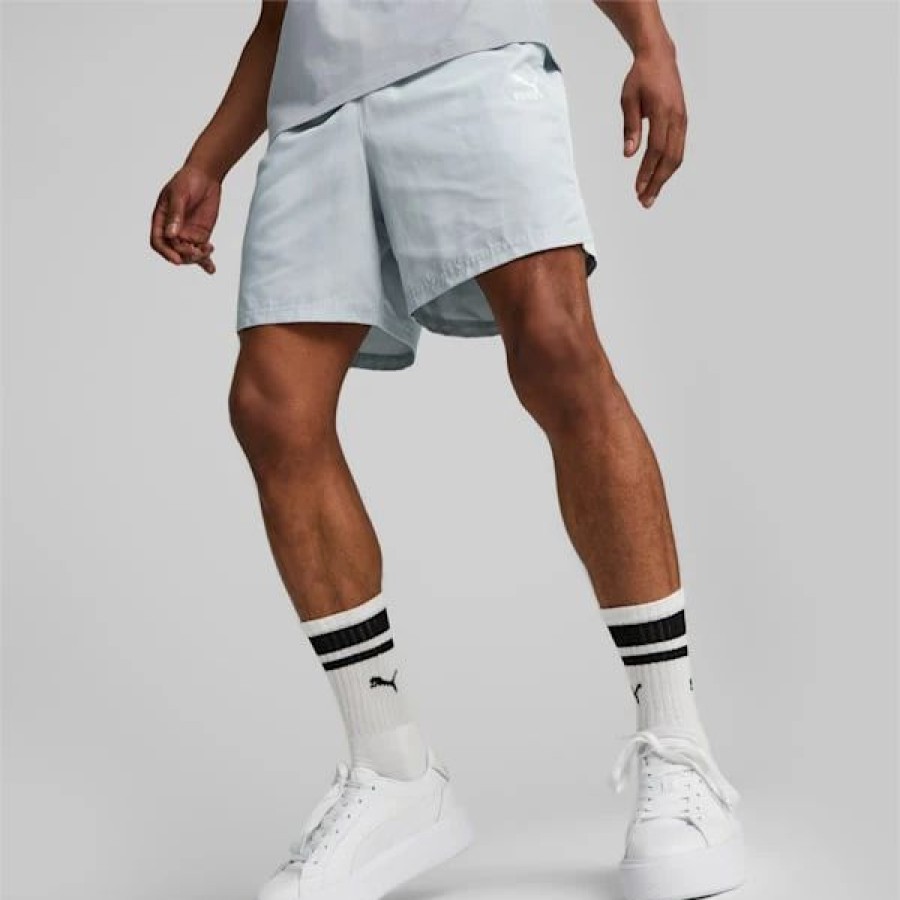 Clothing * | Puma Classics 6 Men'S Shorts Platinum Gray