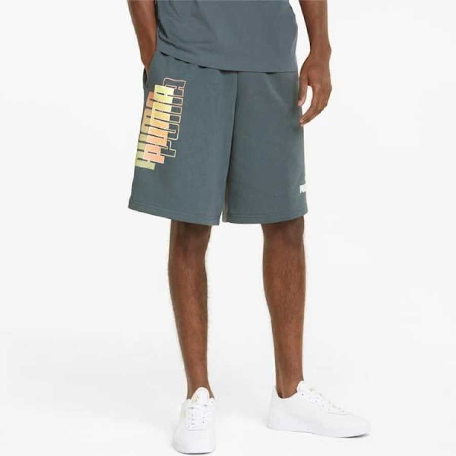 Clothing * | Puma Power Summer Men'S Shorts Dark Slate