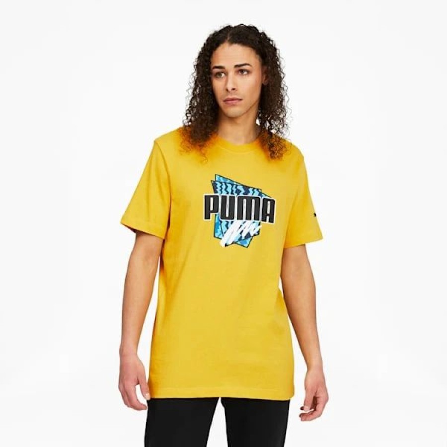 Clothing * | Puma Summer Logo Men'S Graphic Tee Bamboo