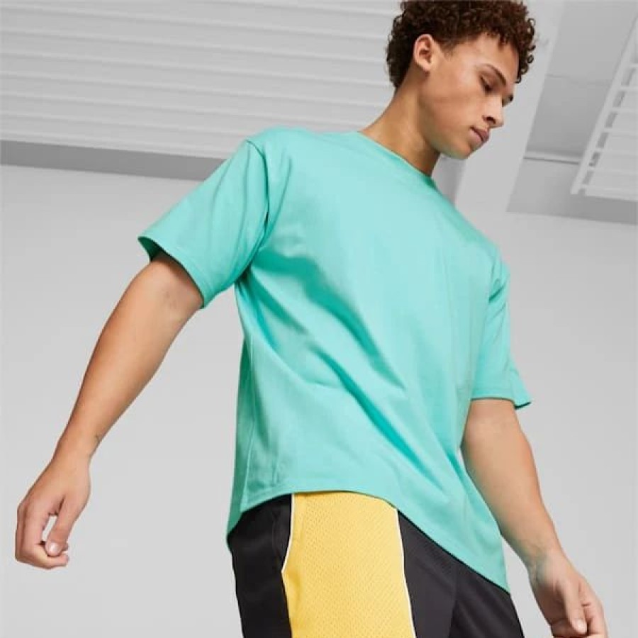 Sports * | Puma X Lamelo Ball Men'S Tee Elektro Aqua