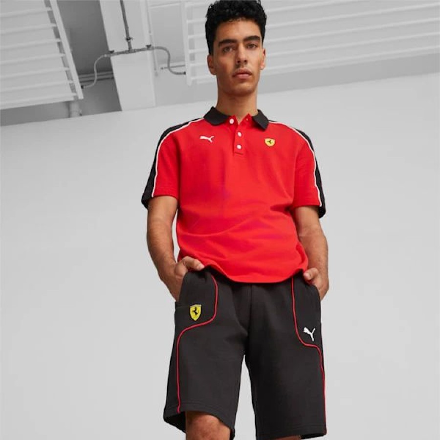 Sports * | Scuderia Ferrari Race Men'S Shorts Puma Black