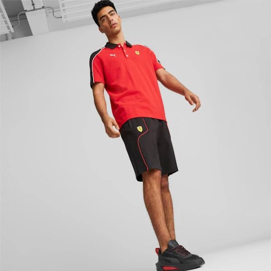 Sports * | Scuderia Ferrari Race Men'S Shorts Puma Black