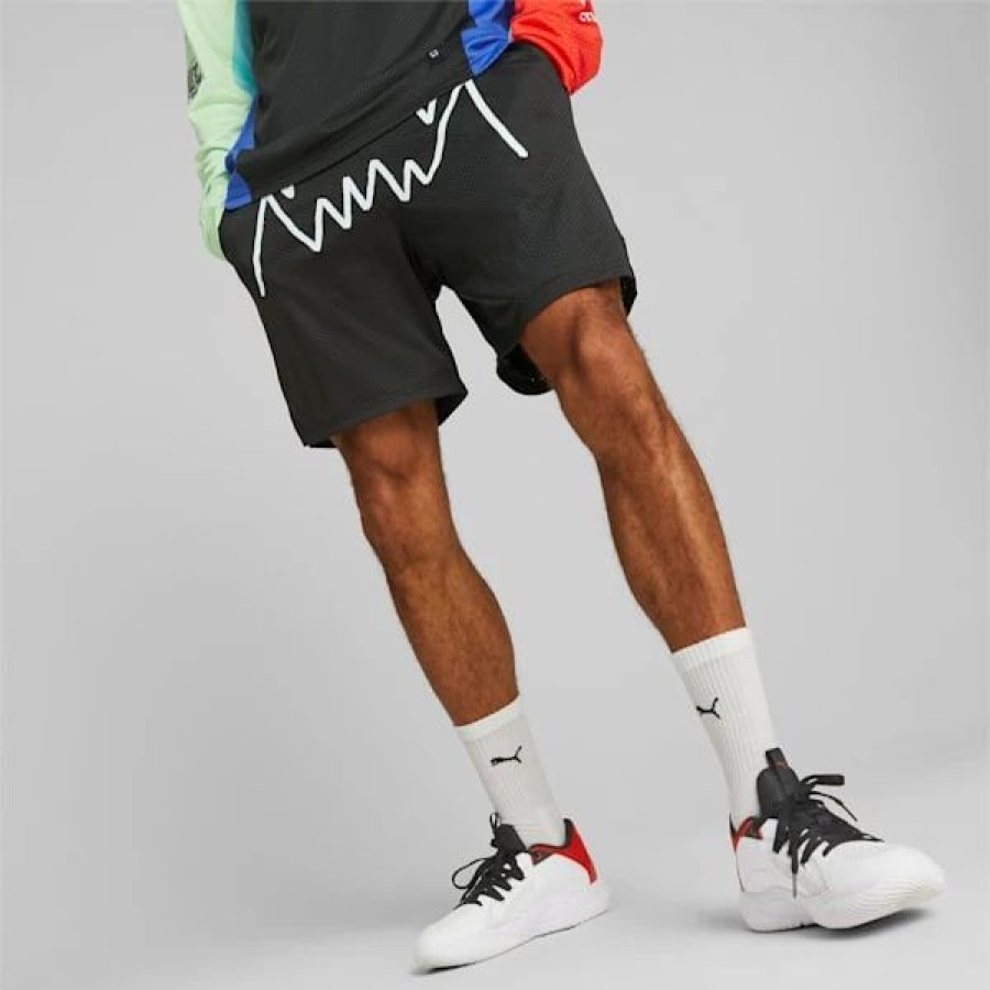 Sports * | Jaws Core Men'S Basketball Shorts Puma Black