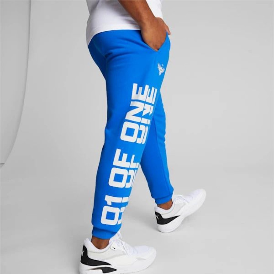 Sports * | Puma X Lamelo Ball Roty Men'S Basketball Sweatpants Ultra Blue-Puma White