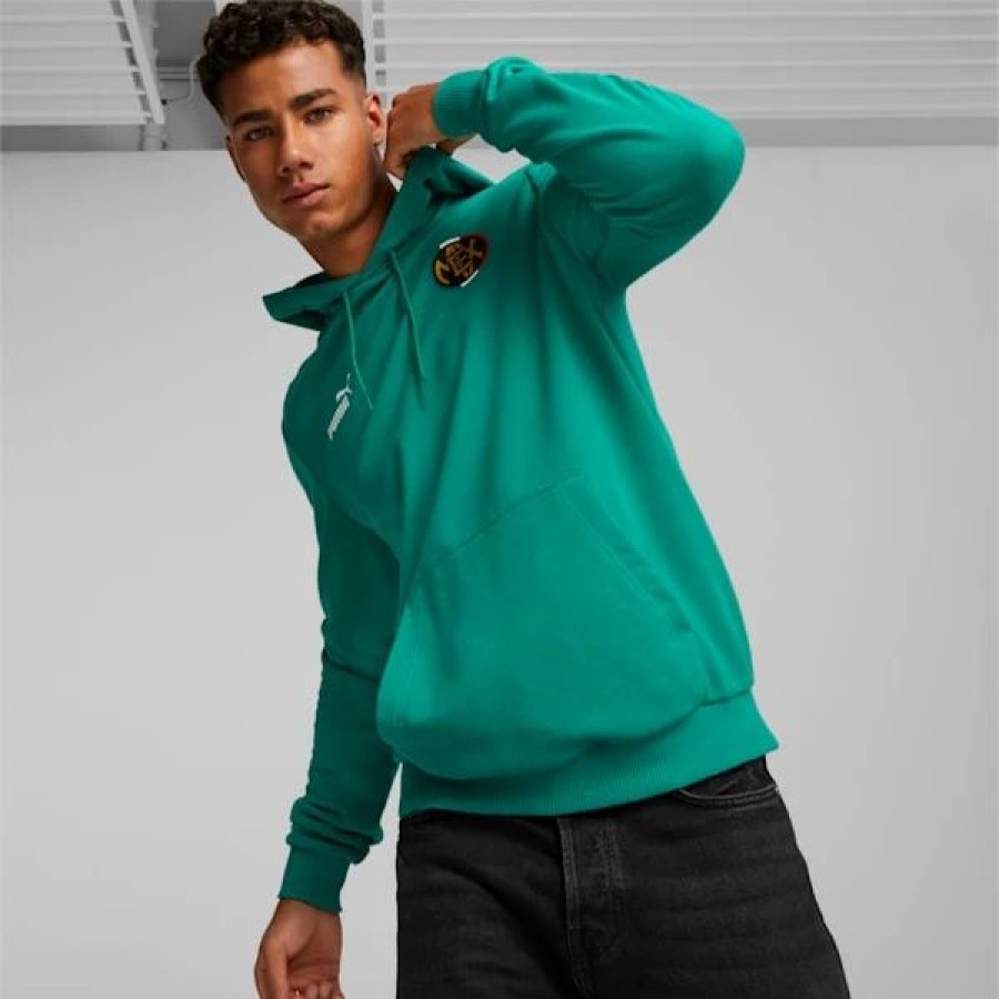 Sports * | Ftblcore Fan Men'S Hoodie Pepper Green-Puma White