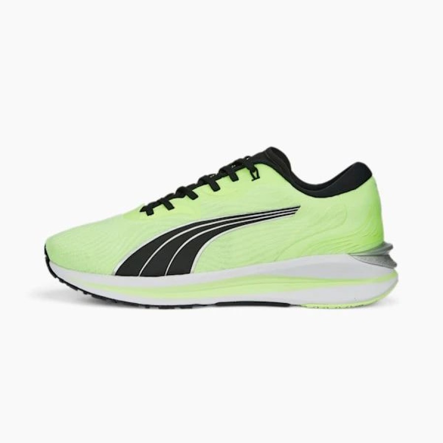 Sports * | Electrify Nitro 2 Men'S Running Shoes Fast Yellow-Puma Black-Puma Silver