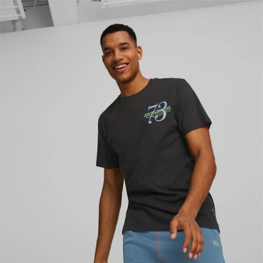 Sports * | The Intro Men'S Basketball Tee Puma Black