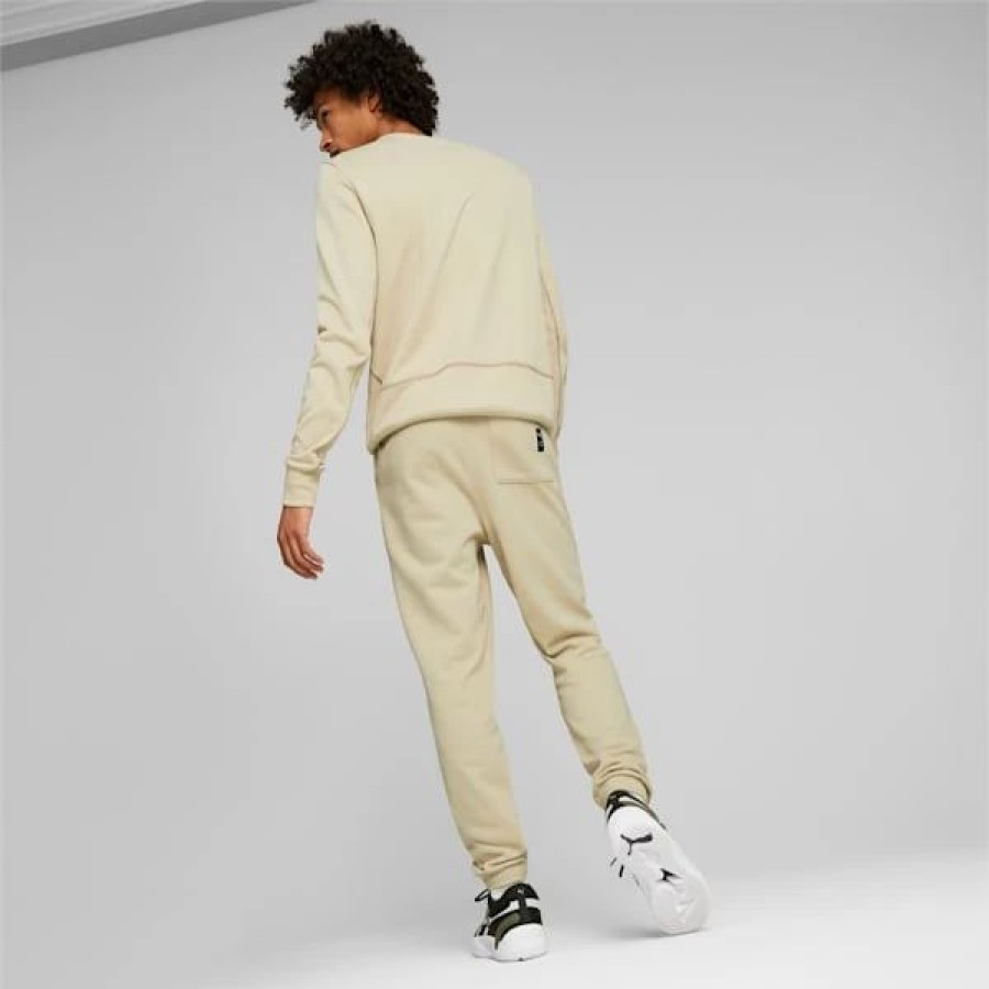 Sports * | Puma Pivot Emb Men'S Basketball Sweatpants Granola