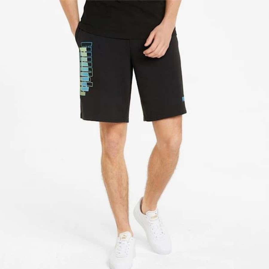 Clothing * | Power Summer Men'S Shorts Puma Black