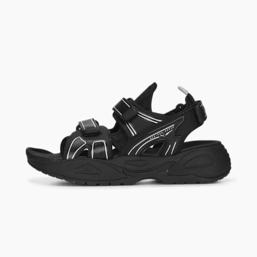 Shoes * | Traek Sandals Puma Black-Puma Silver