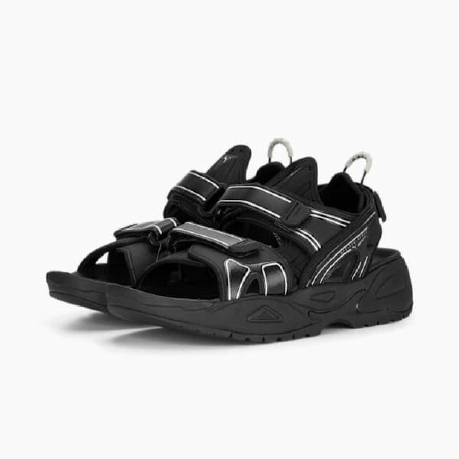 Shoes * | Traek Sandals Puma Black-Puma Silver