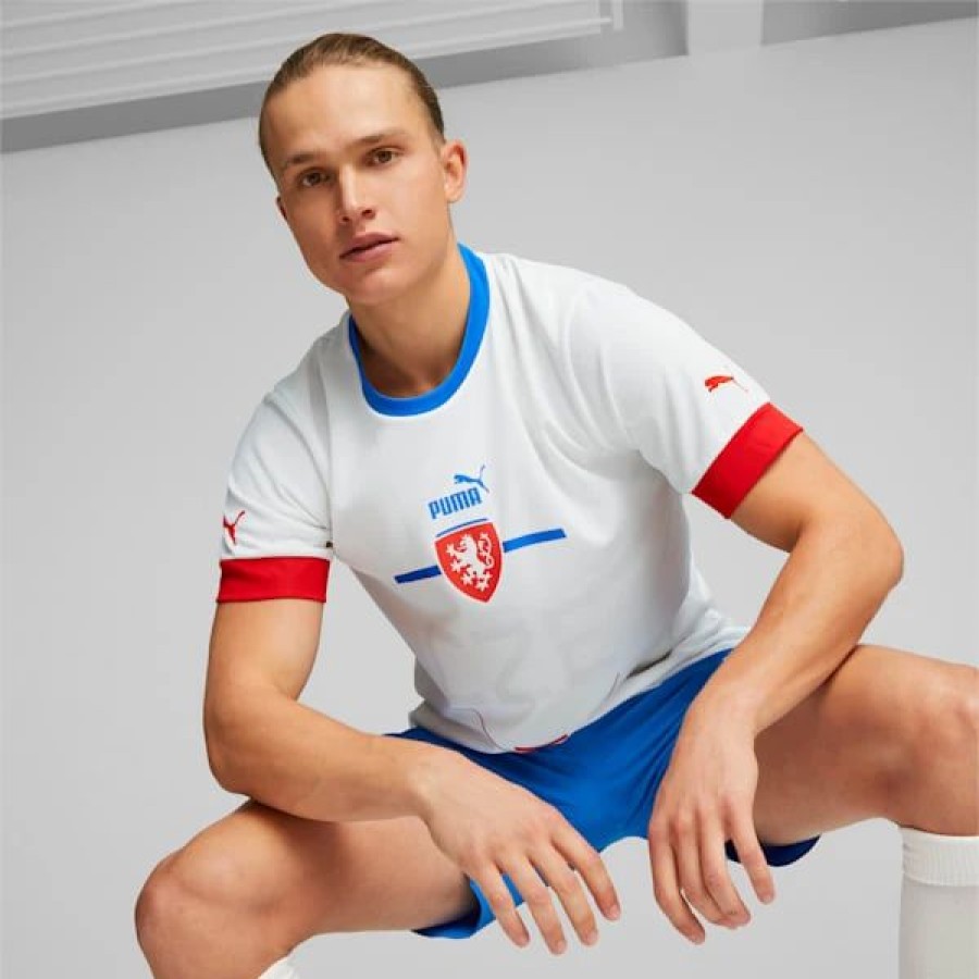 Clothing * | Czech Republic Away '22/'23 Men'S Replica Jersey Puma White