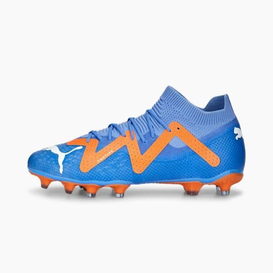 Shoes * | Future Pro Fg/Ag Soccer Cleats Blue Glimmer-Puma White-Ultra Orange