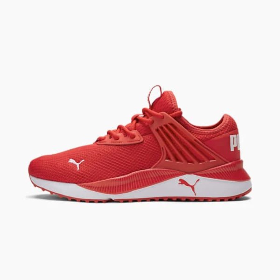 Shoes * | Pacer Future Wide Men'S Sneakers High Risk Red-Puma White