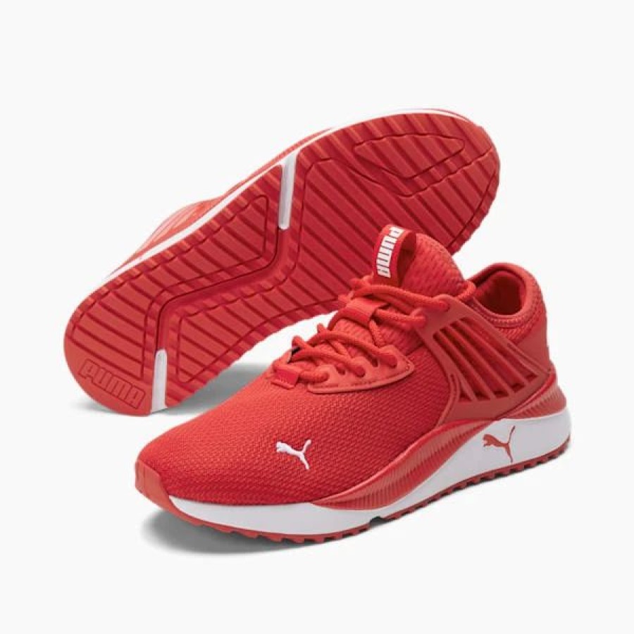 Shoes * | Pacer Future Wide Men'S Sneakers High Risk Red-Puma White