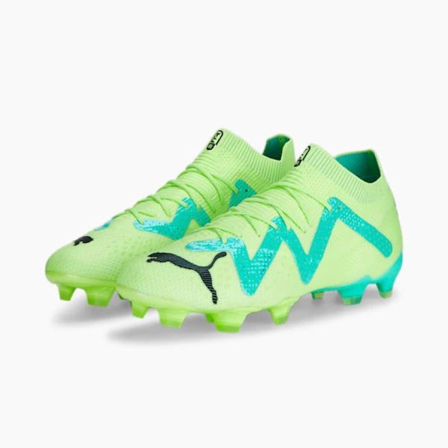 Shoes * | Future Ultimate Fg/Ag Men'S Soccer Cleats Fast Yellow-Puma Black-Electric Peppermint