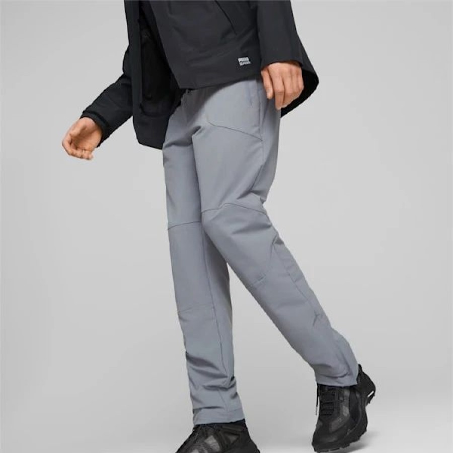 Sports * | Puma Seasons Raincell Men'S Running Pants Gray Tile