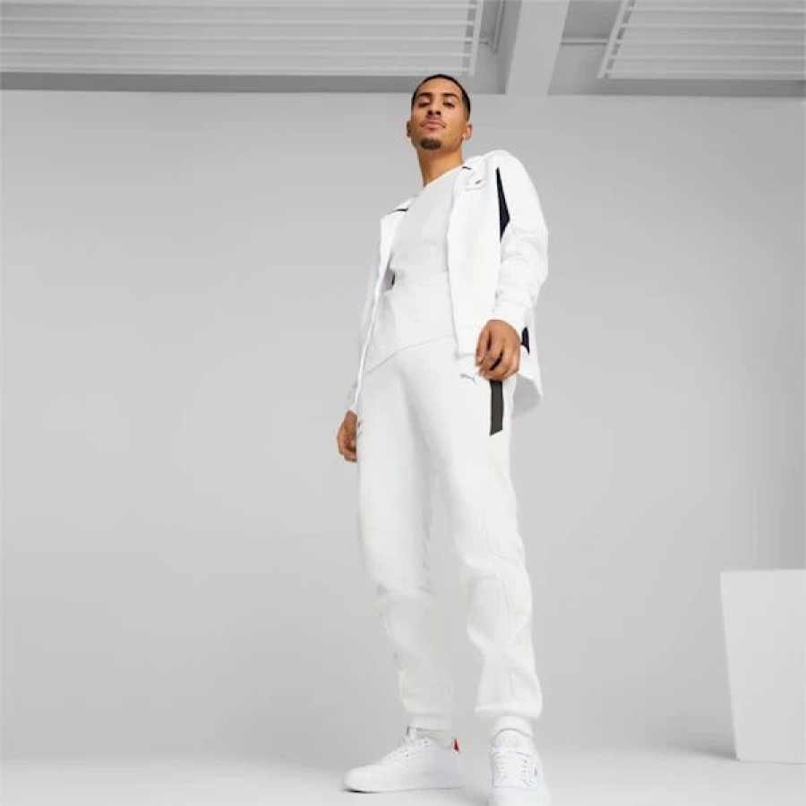 Sports * | Bmw M Motorsport Men'S Sweatpants Puma White