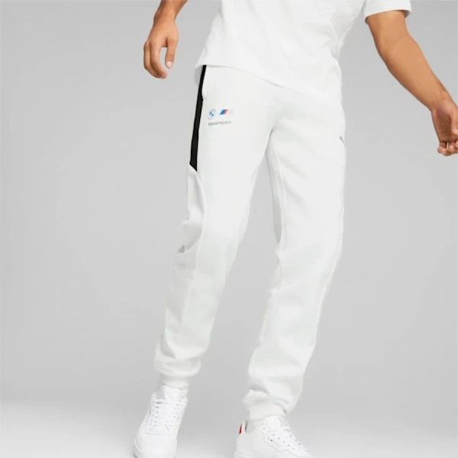 Sports * | Bmw M Motorsport Men'S Sweatpants Puma White