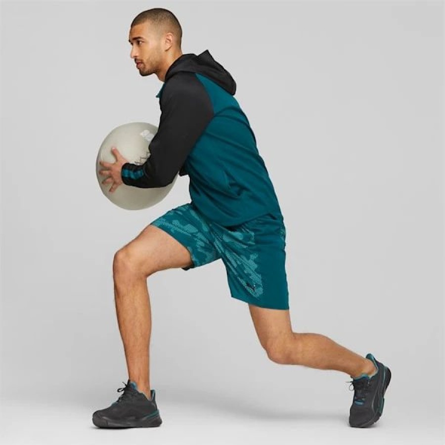 Clothing * | Train Off Season Men'S Training Hoodie Varsity Green-Puma Black