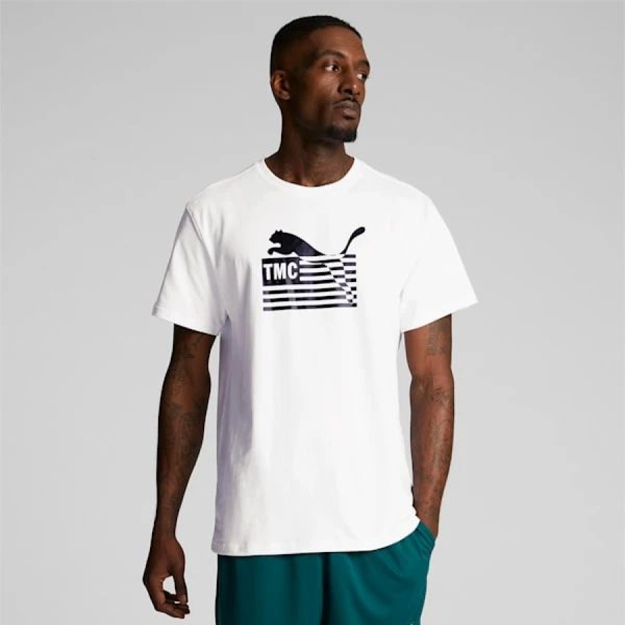 Clothing * | Puma X Tmc Everyday Hussle Graphic Tee Puma White